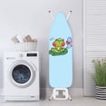 thumbnail image 4 of HELLHERO Elastic Edge Ironing Board Dustproof Cover 3 Fasteners Non-Slip 15x54 Inch Durable Frog Balloon, 4 of 6