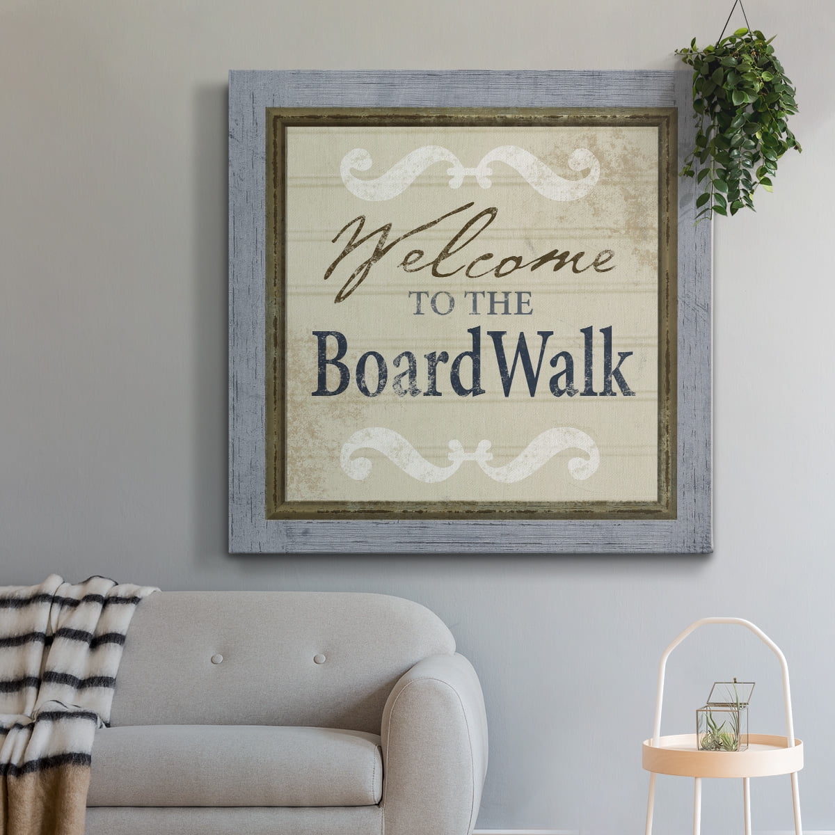 Wexford Home Beach Sign XI-Premium Gallery Wrapped Canvas, 16" x 16" - Ready to Hang