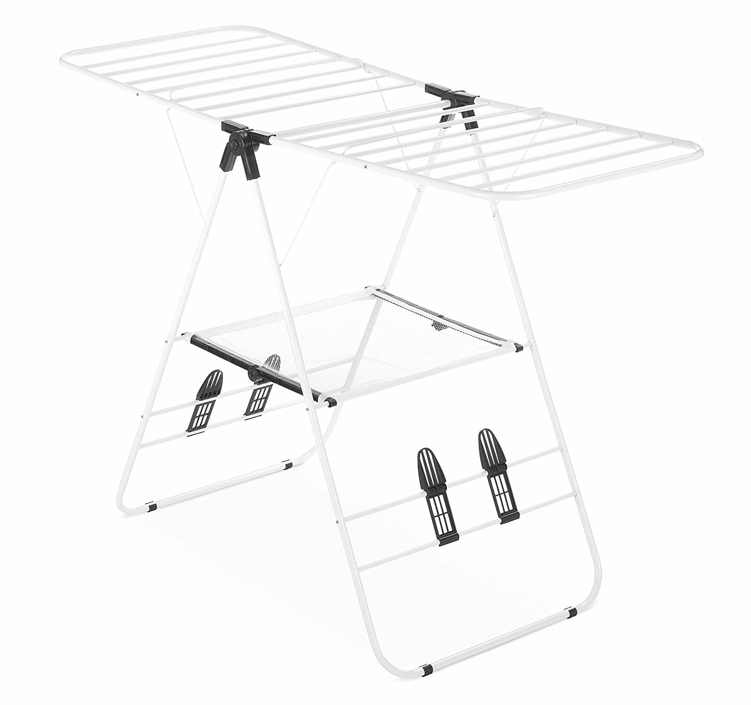 Whitmor Gullwing Drying Rack RustResistant White