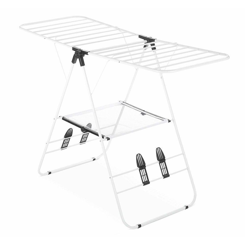 Whitmor Gullwing Drying Rack RustResistant White