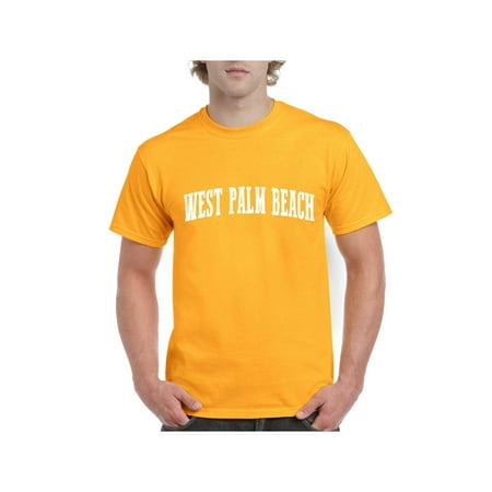 West Palm Beach Florida Men Shirts T-Shirt Tee (Best Florida Beaches Near Georgia)