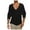 Black, variant on APEXFWDT Men's Cable Knit V Neck Sweater Pullover Soft Casual Long Sleeve Sweaters for Men Solid Color Fall Loose Sweaters Tops