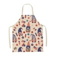 thumbnail image 1 of American Independence Day Apron Home Party Sleeveless Coverall Kitchen Cooking Apron Adjustable Baking Apron (1pc), 1 of 7