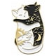 thumbnail image 2 of onlyliua Ofertas Especiales y Elegantes Broches de Gato para Mujer, Regalo de Joyería, Abrazándose Entre Sí, 2 of 4