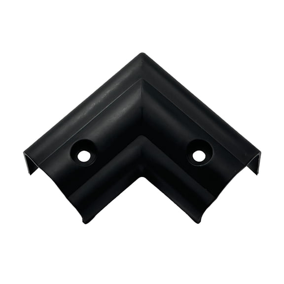 B&B Molders RV Top Rear Corner Cap, Black