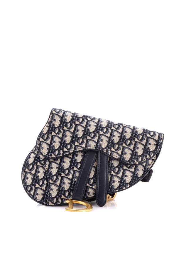 Pre-Owned Saddle Belt Bag Oblique Canvas By Rebag