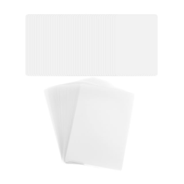 100 láminas transparentes para laminación, papel para laminación térmica y bolsas para laminación.