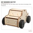 thumbnail image 3 of 2Pcs Kids DIY Wooden Vehicle Model Wood Car DIY Statue Science Project Toy Kids Car Assemble Toy, 3 of 8