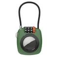 thumbnail image 1 of Zinc Alloy Combination Lock, Resettable Rust-Resistant 4-Digit Security Padlock for Doors, Gates, Sheds, Lockers, Black, 1 of 8