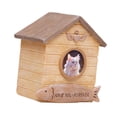 thumbnail image 4 of Urna para mascotas, recuerdo de memoria para dueño de mascota, tallado a mano con ranura para fotos, almacenamiento de memoria para mascotas gato, 4 of 8