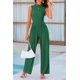 thumbnail image 3 of Mono Enterizo PRETTYGARDEN Sin Mangas Cuello Simulado Verde XL, 3 of 8