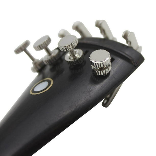 3/4 4/4 Violin Tailpiece+Fine Tuners+Tailgut for Violin Fiddle Tuners