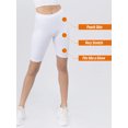 thumbnail image 2 of Women's Peach Skin Bike Shorts Biker Leggings Yoga Shorts, 2 of 4