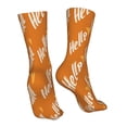 thumbnail image 7 of Easygdp Hello Fall Ankle Socks for Women Stocking Mid Calf Socks Ultra Stretchy for Boots Sneakers Loafer, 7 of 7