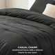 thumbnail image 3 of Juego de edredón doble Bedsure, suave, negro, 173 x 224 cm, 3 of 8