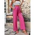 thumbnail image 3 of Pantalones casuales nuevos de otoño e invierno para mujer con cintura alta elástica y pantalones sueltos para mujer, 3 of 6