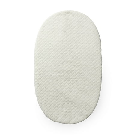 UPC: 0817980017573 | 4moms MamaRoo Sleep Bassinet Waterproof Mattress Cover  Oatmeal