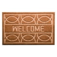 thumbnail image 1 of Embossed Coir Door Mat Geometric Pattern - Welcome, 1 of 3