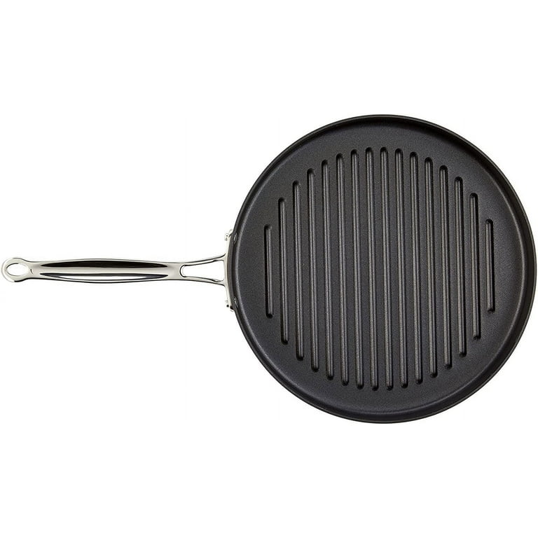 NuWave Cast Iron Non-Stick Induction Ready Skillet Griddle Grill Pan 16x10  Black