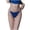 Blue, variant on Thong Women Underwear Bikini Underwear G String Thongs Panty Ventilated Beige Pull-On Tight Bow Plus Size Underwear,L