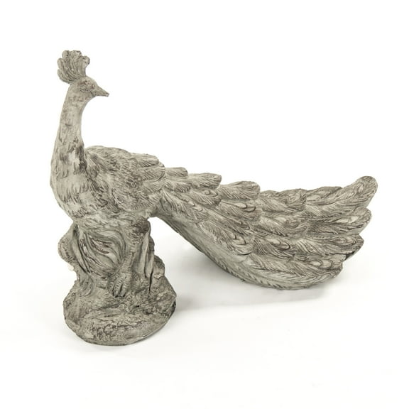 Resin Peacock Statue Small