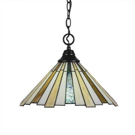 34 Mb Matte - Toltec Lighting-10-MB-933-Any - One Light Chain Hung Pendant Matte