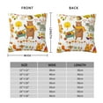 thumbnail image 2 of Honeii Autumn Forest Animals Print Throw Pillow, Square Decorative Pillow Forms Soft Fluffy Plump Pillow Decorative Pillow Inserts,Couch Pillows-16"x16", 2 of 7