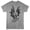 Graphite Gray Heather, variant on Ozzy Osbourne Bat Sketch Men's T Shirt (GraphiteGrayHeather, AdultS)