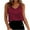 #01 Wine, variant on Busydd Tank Top for Women Trendy Solid Color Satin Womens Tops Casual Sleeveless V Neck Summer Tops Comfortable Soft Camisole Tops for Women