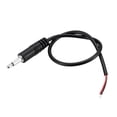 thumbnail image 1 of Uxcell 1/8 inch Male Plug Bare Wire TS 2 Pole Mono 1/8" Plug Jack Audio Cable 9.75inch 2pack, 1 of 5