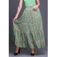 thumbnail image 2 of Bimba Jupes Maxi Imprimées Femmes Style Bohème Gitane Longue Jupe en Coton, 2 of 5