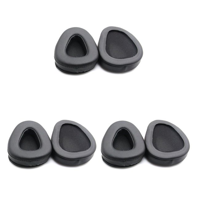Tholdsy Paquete de 2 almohadillas para los oídos de los auriculares para juegos, almohadillas de cuero, funda de cojín, accesorios de Type1 NO1