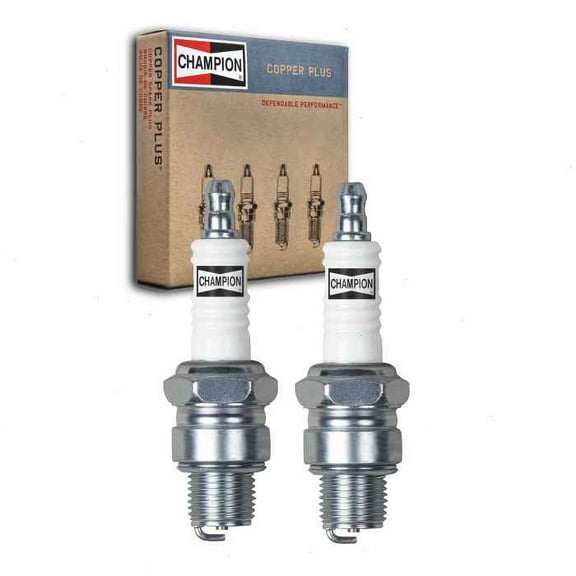 2 pc Champion 828M Copper Plus Spark Plugs for QL77JC4 Ignition Wire Secondary