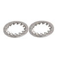 thumbnail image 2 of Unique Bargains 16mm Intérieur Dia 304 Joint de Rondelles de Verrouillage Interne Dentelé en Acier Inoxydable 10pcs, 2 of 2