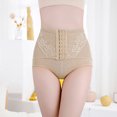 thumbnail image 2 of Odeerbi Shapewear for Women 2025 Tummy Control Bodysuit Lace Open File Temptation Plus Size Panties Low Waist Free Erogenous Breifs Khaki, 2 of 9