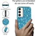 thumbnail image 3 of Compatible with Samsung Galaxy S23 Plus Case, Glitter Sparkly Samsung S23 Plus Phone Case with Slim Silicone Shockproof Protective Bumper Cover for Cute Girls Women (Blue), 3 of 6
