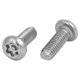 thumbnail image 2 of Tornillos de cabeza plana de seguridad Torx de acero inoxidable 304 M4 x 12mm 25PCS, 2 of 3