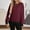 Red, variant on Womens Sweatshirts, Women's Oversized Striped Shirts Long Sleeve Crew Neck Split Hem T-Shirts Casual Color Block Fall Going Out Top 2025