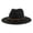 AA Black, variant on Western Cowboy Straw Hat Spray Painted Denim Edge Accent Large Wide Brim Sun Visor Beach Cap Unisex