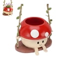 thumbnail image 4 of Cute Cartoon Face Hanging Swing Flowerpot Outdoor Decoration, 4 of 7