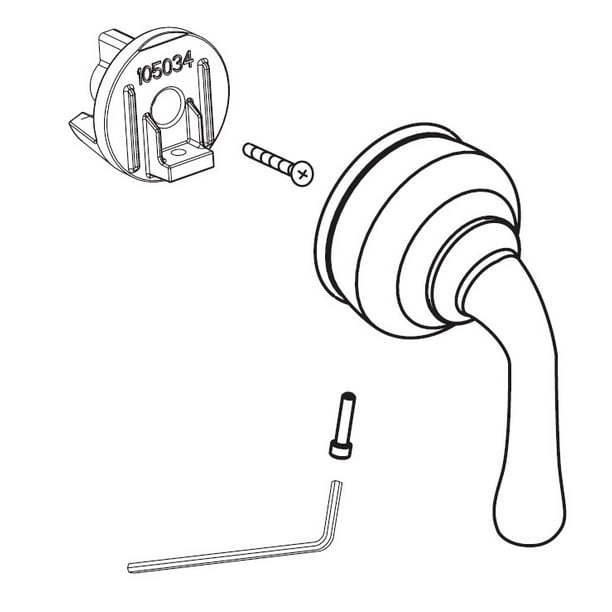 Moen Monticello Handle Kit in Brushed Nickel