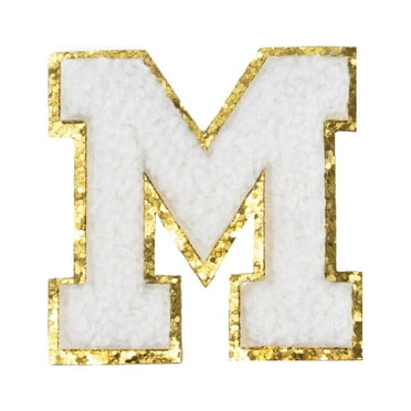 Hello Hobby Chenille M White Patch