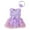 Purple, variant on Gubotare Bubble Romper Baby Girl Baby Girl Romper Dress Fly Sleeve Smocked Dress Cute Baby Summer Clothes 0 3 6 9 12 18 24 Months (White,Size 12-18 Months)