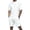 2#White, variant on BRANROY Men's Summer Outfits 2 Piece - Solid Waffle Short Set Tracksuit for Men, Casual Two Piece Outfit with T-Shirt,Black,L