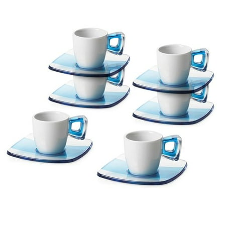 Lorren Home Trends Omada Espresso Cup And Saucer Set Of 6 Lorren Home Trends Omada Espresso Cup And Saucer Set Of 6