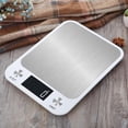 thumbnail image 1 of Báscula de cocina digital, 6 unidades báscula de alimentos en gramos y onzas con función , la LCD, escala de graduación pre Batería Blanca 10kg Macarena balanzas de cocina digitales, 1 of 8