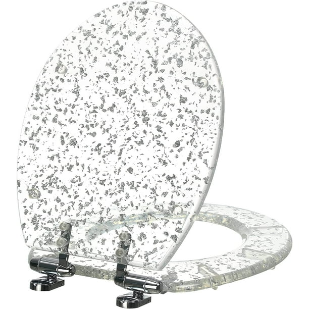 Resin Toilet Seat Round Soft Close Quick Release Heavy Duty Toilet