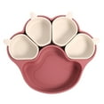 thumbnail image 1 of Multifunctional Silicone Bowl Children's Bowl Pet Bowl Cat and Dog Bowl Set Silicone Plates for Children Plates with Suction Cat Silicone Plates in The Shape of Cat Cat Pad, 1 of 3