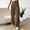 Brown, variant on Women High Waist Casual Wide Leg Flowy Long Palazzo Pants Side Belt Lace Up Straight Flare Pleated Solid Color Lounge Joggers Pant Trousers Green qILAKOG Size XXL