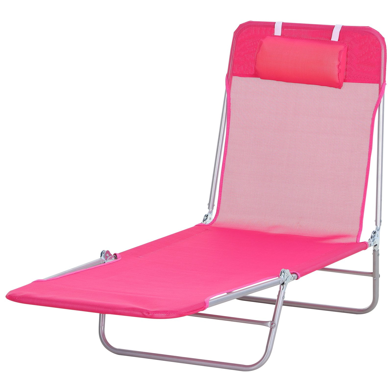 Zimtown Folding Chaise Lounge Chair Patio Outdoor Pool Beach Lawn 